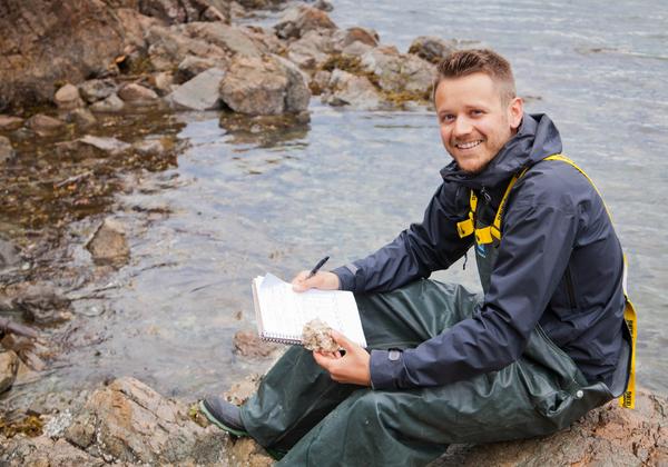 A Student of the Post-Degree Diploma in Fisheries and Aquaculture program measuring the water quality