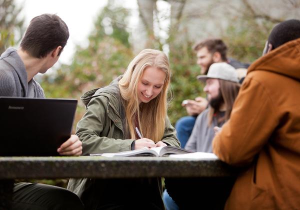 Students of the Graduate Diploma in Education Management and Education Administration program enjoying campus life